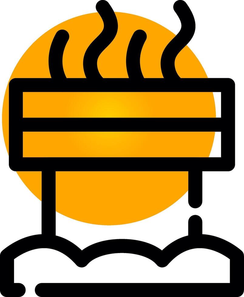 Chimney Creative Icon Design vector