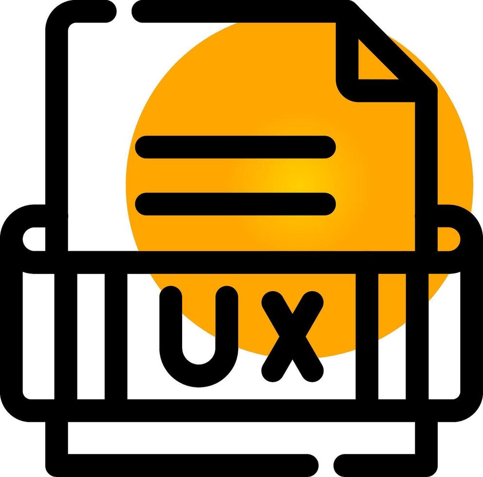 Ux Format Creative Icon Design vector