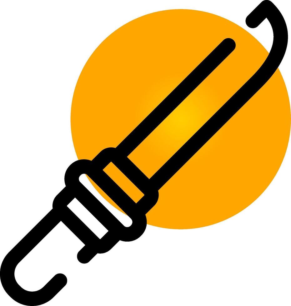 diseño de icono creativo de cuchillo vector