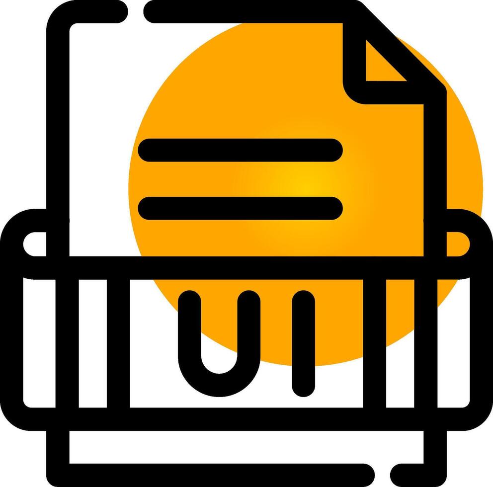 Ui Format Creative Icon Design vector