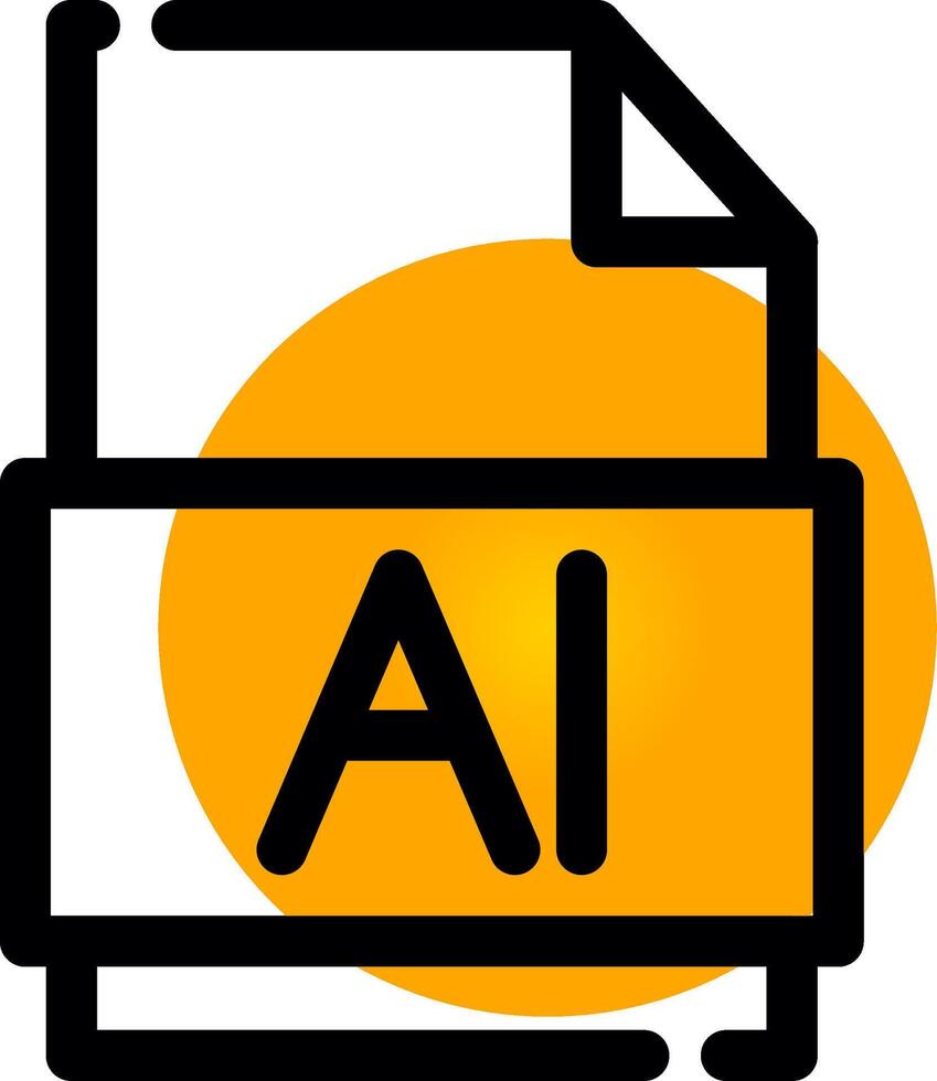 Ai File Creative Icon Design vector