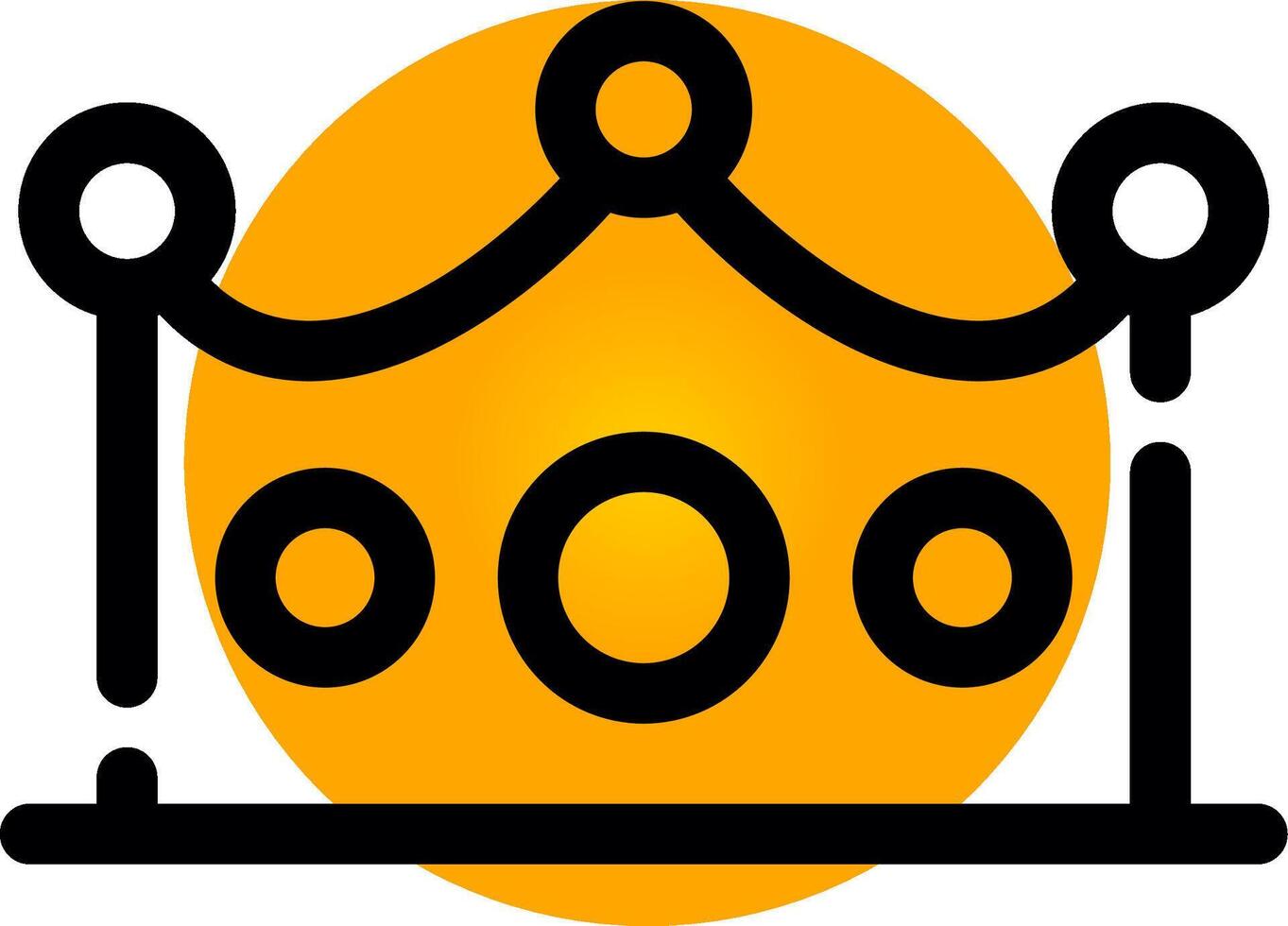 Crown Creative Icon Design vector