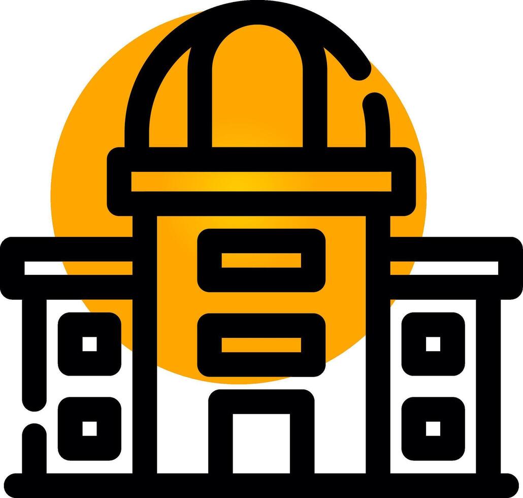 City Hall Creative Icon Design vector