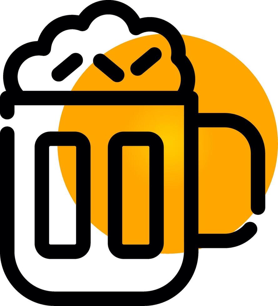 diseño de icono creativo de cerveza vector