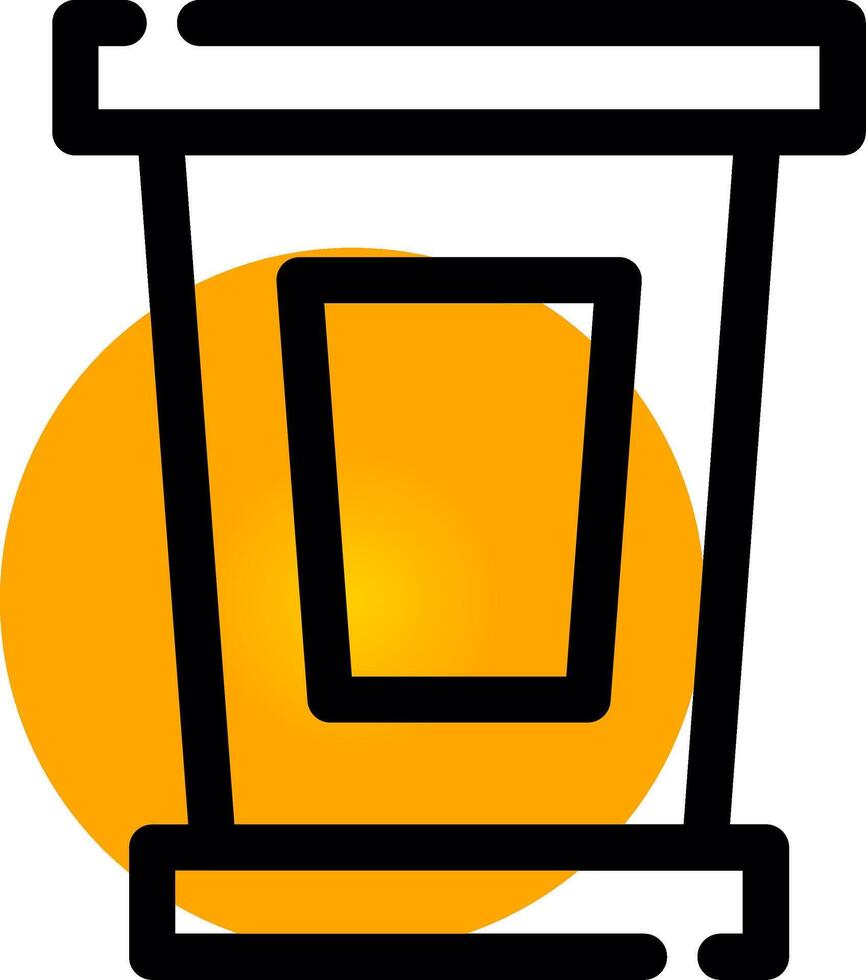 Witness Stand Creative Icon Design vector