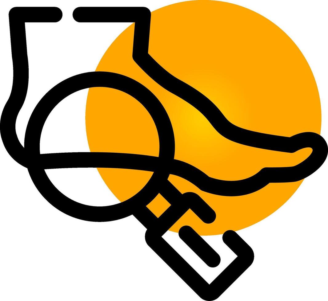 Foot Creative Icon Design vector