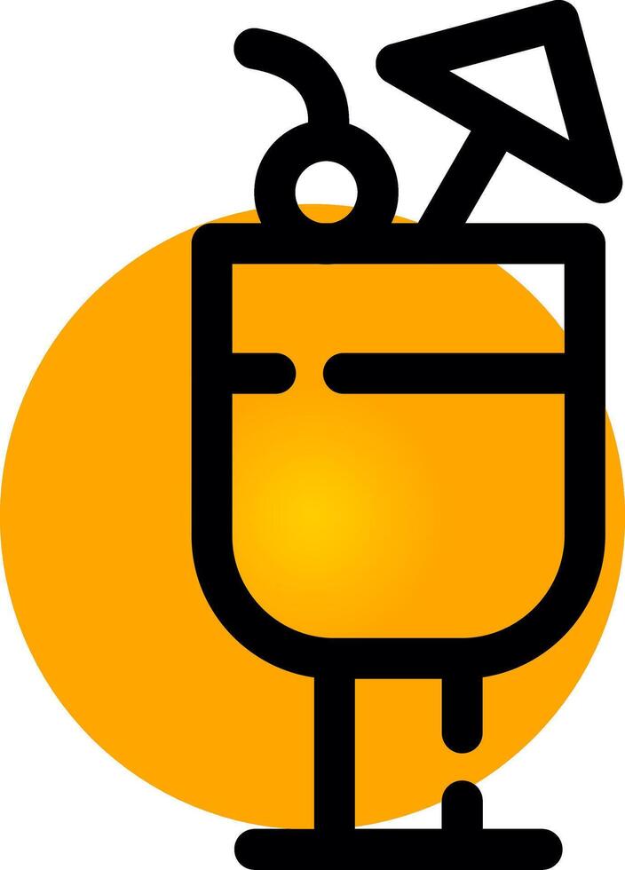 Cocktail Creative Icon Design vector