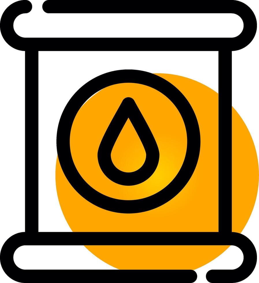 Waste Oil Creative Icon Design vector