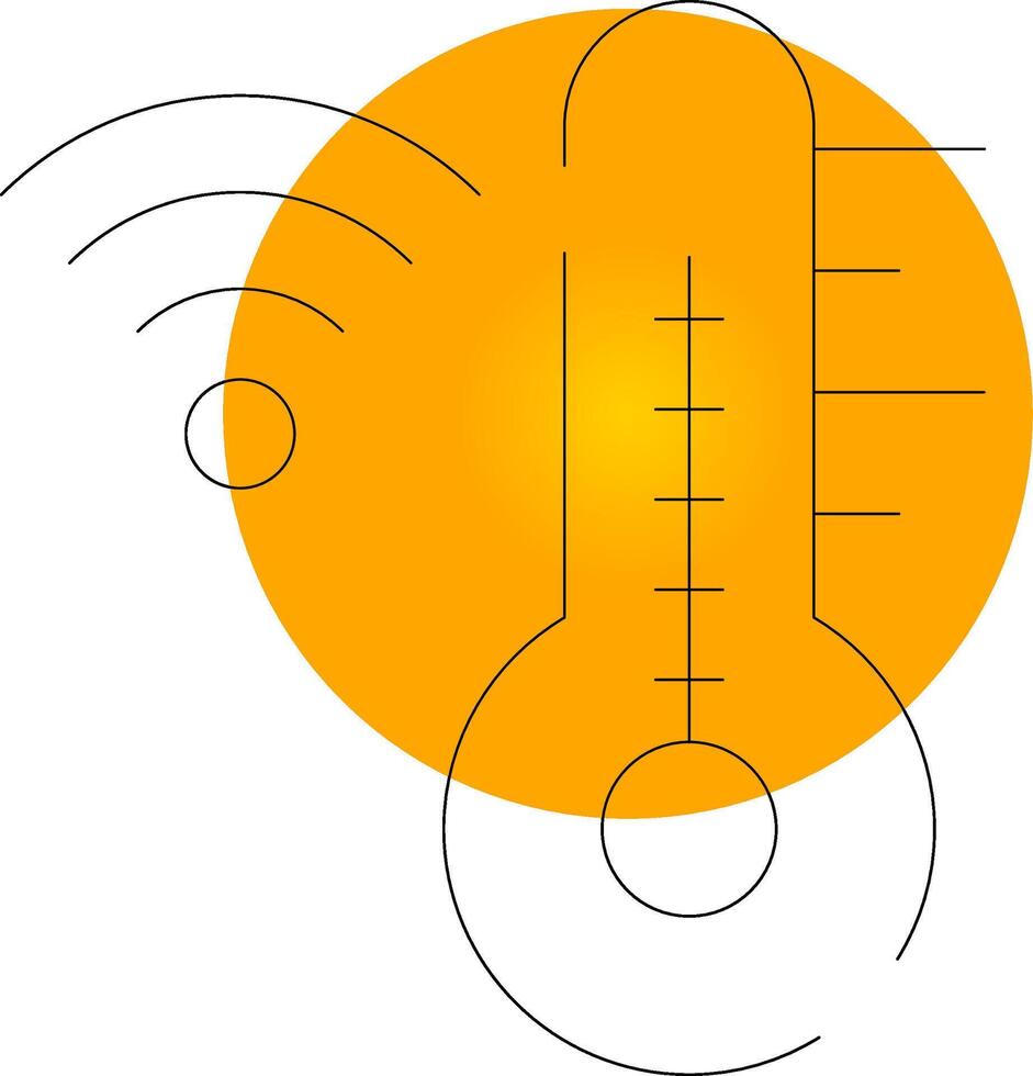 Thermostat Creative Icon Design vector