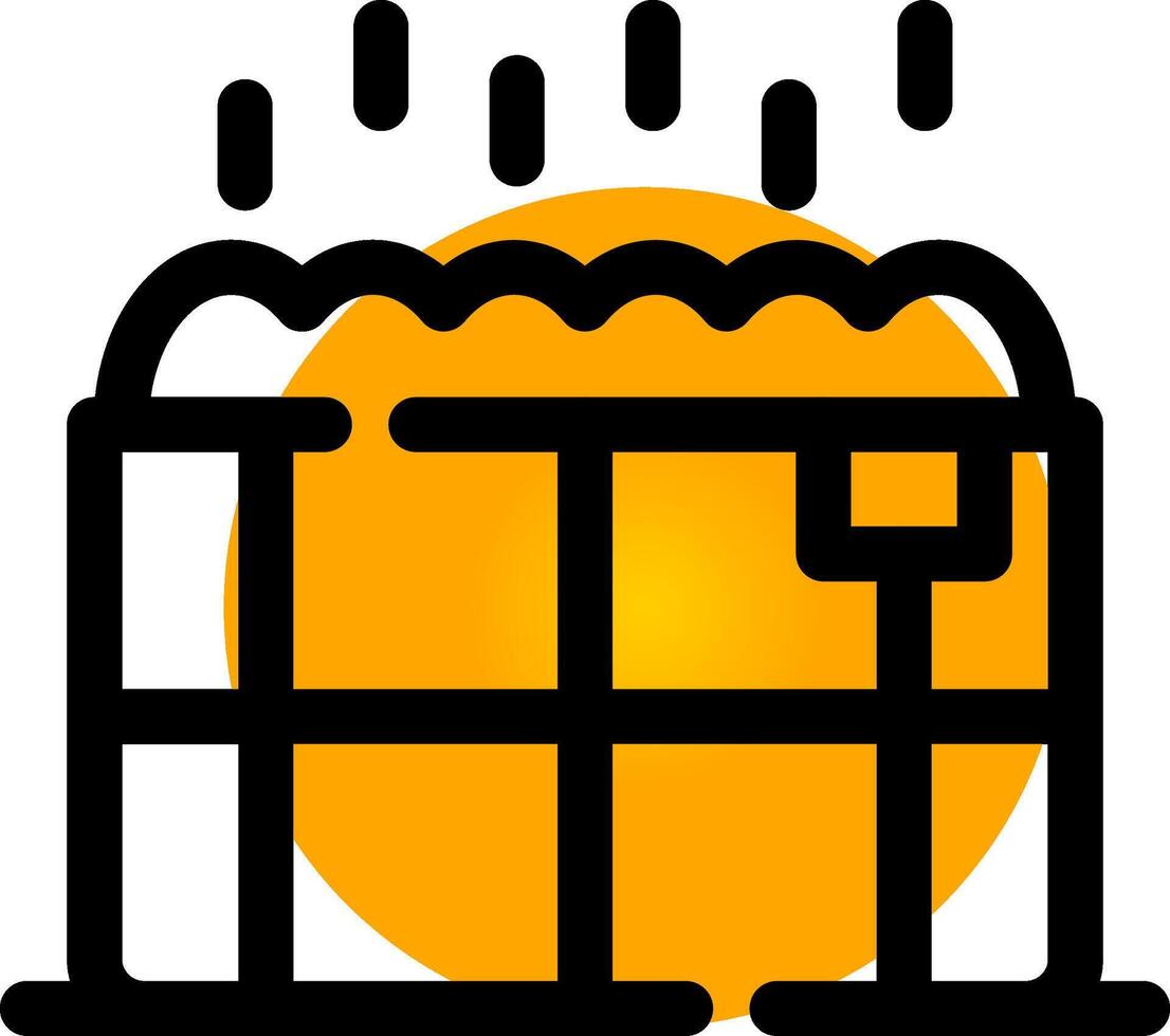 Hot Tub Creative Icon Design vector