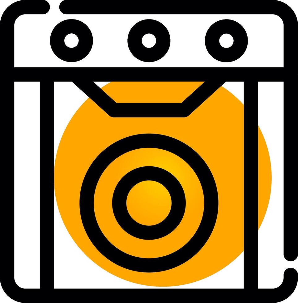 Dishwasher Creative Icon Design vector