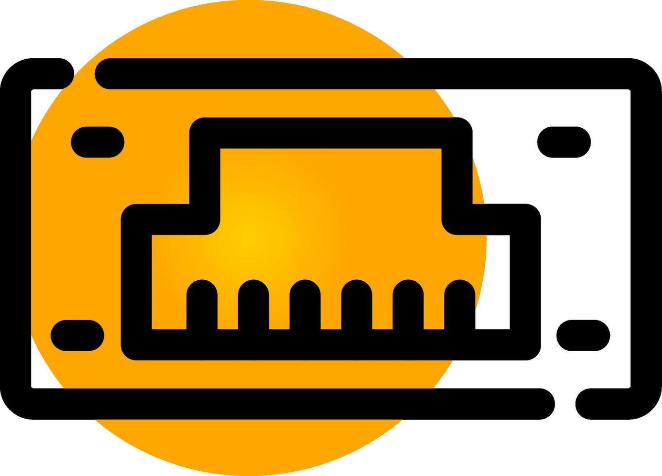 Hdmi Creative Icon Design vector