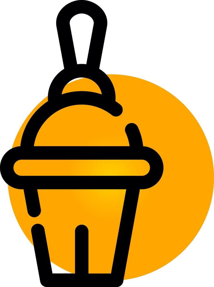 Street Lamp Creative Icon Design vector