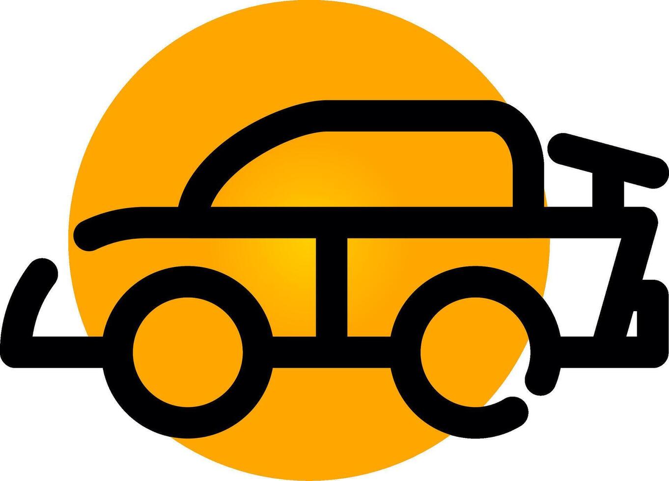 Car Creative Icon Design vector