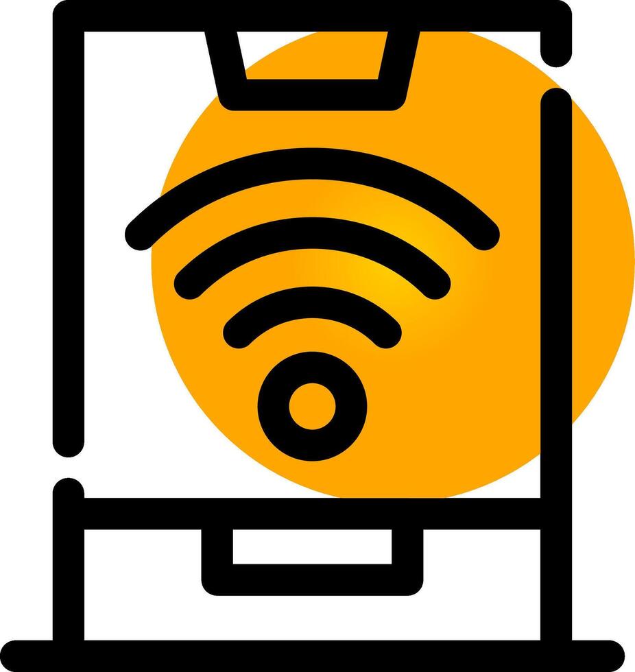 Smart Tablet Creative Icon Design vector