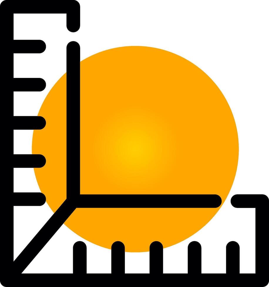 Ruler Creative Icon Design vector