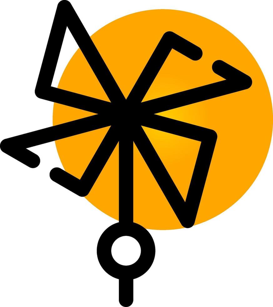 Pinwheel Creative Icon Design vector