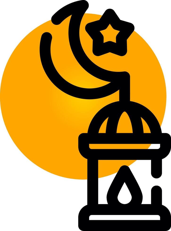 Ramadan Creative Icon Design vector