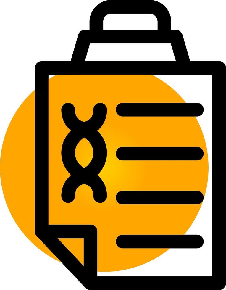 DNA Test Creative Icon Design vector