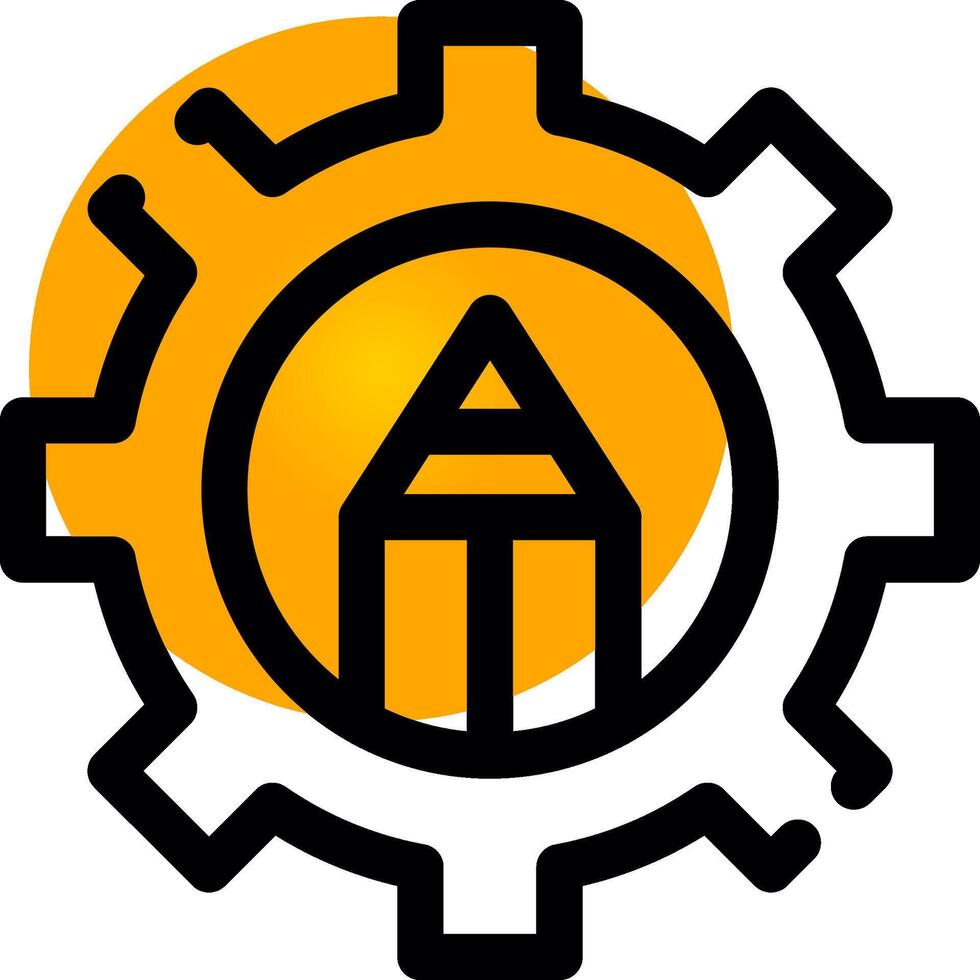 Gear Creative Icon Design vector