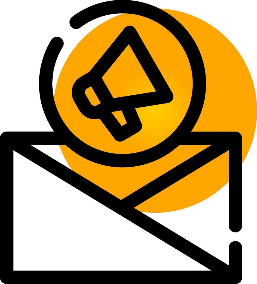 Email Marketing Creative Icon Design vector