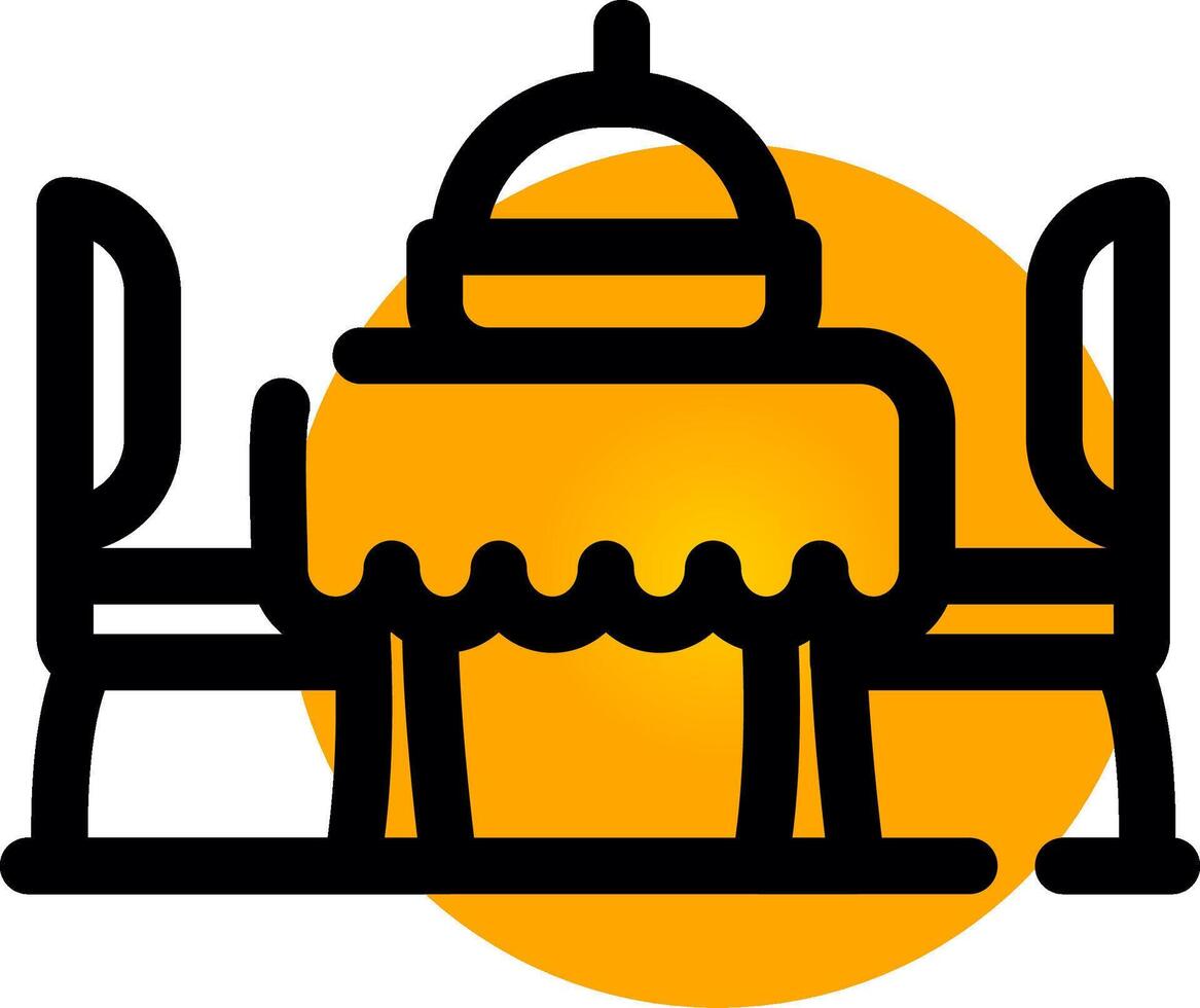 Dinner Creative Icon Design vector