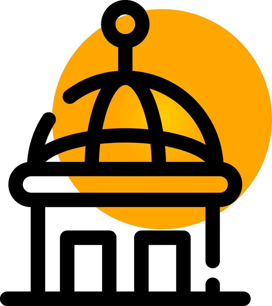 diseño de icono creativo de cúpula vector