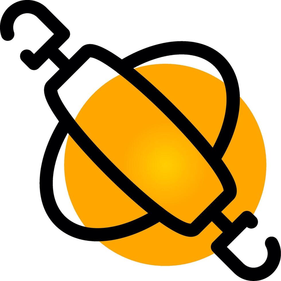 Rolling Pin Creative Icon Design vector