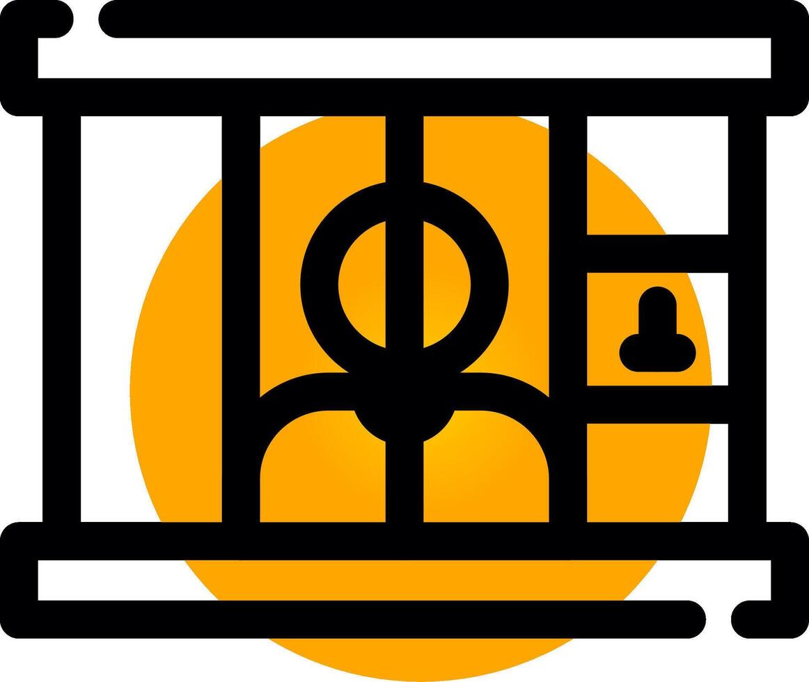 Prison Creative Icon Design vector