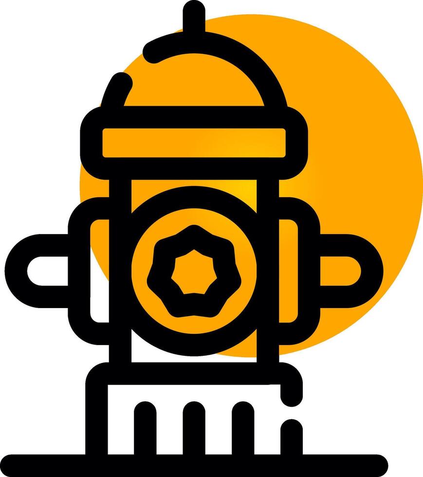 diseño de icono creativo de hidrante vector