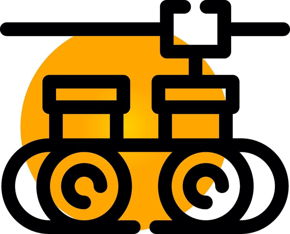 Conveyor Belt Creative Icon Design vector