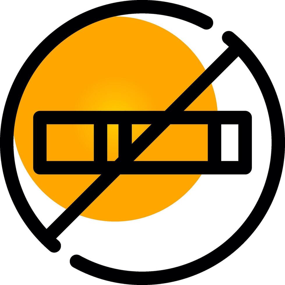 No Smoking Creative Icon Design vector