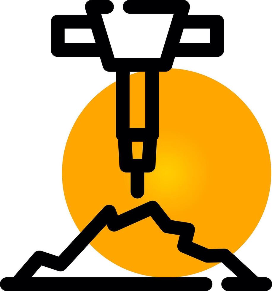 Drill Creative Icon Design vector