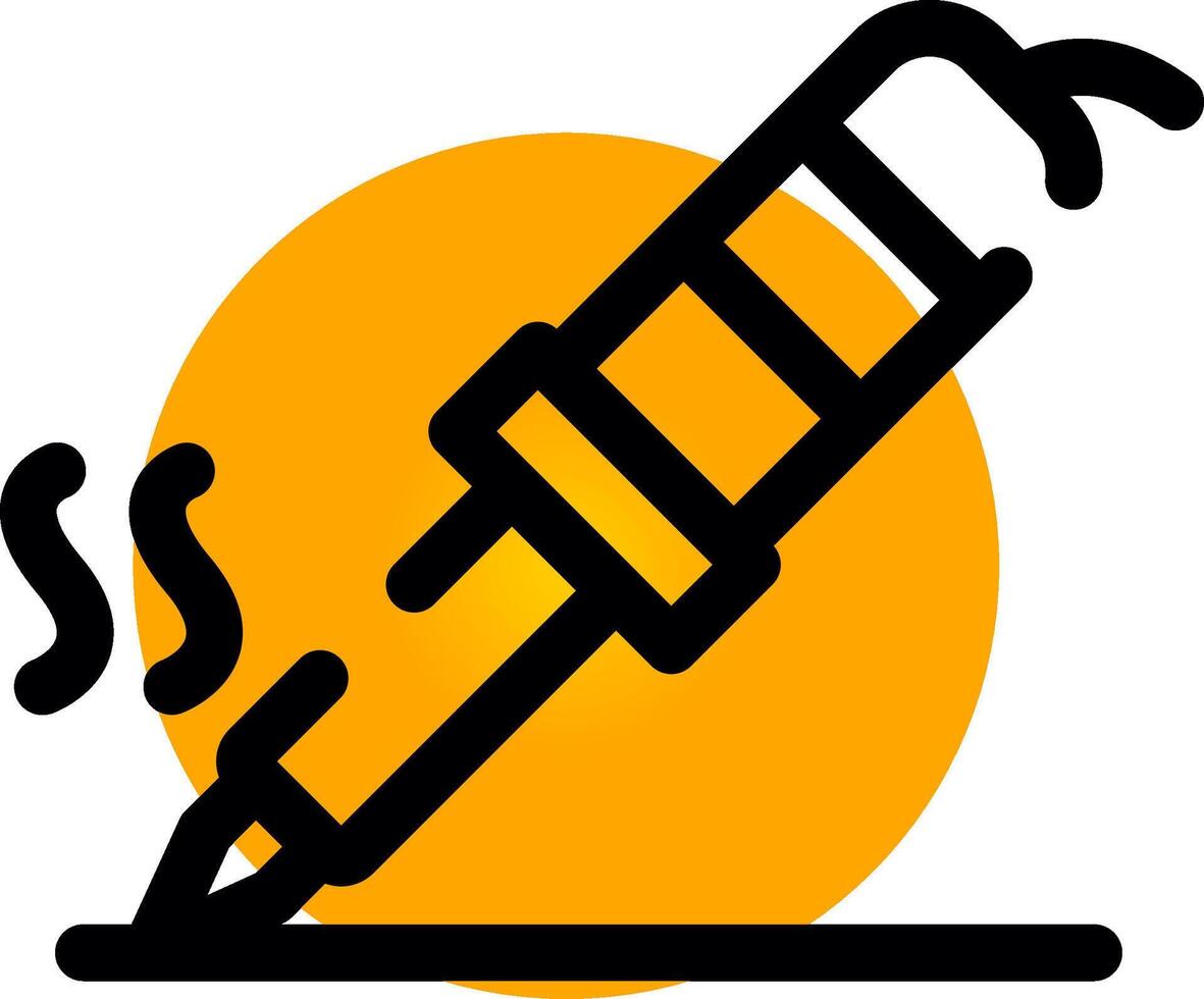 Soldering Creative Icon Design vector