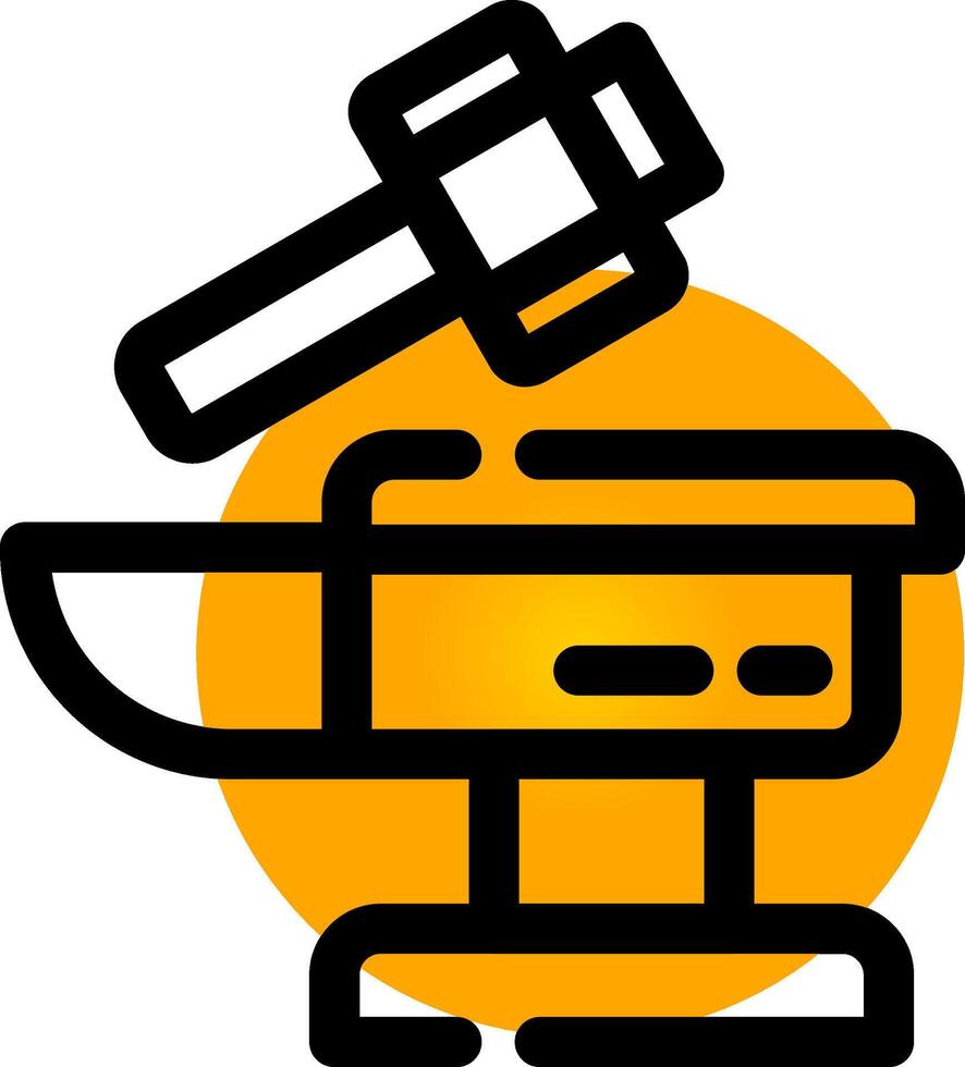 Anvil Creative Icon Design vector