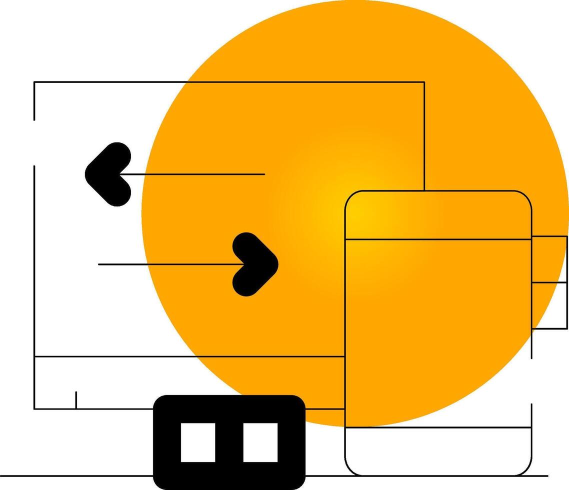 Digital Platform Creative Icon Design vector
