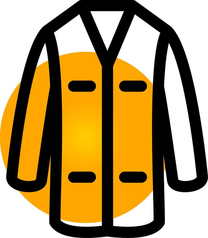 Lab Coat Creative Icon Design vector