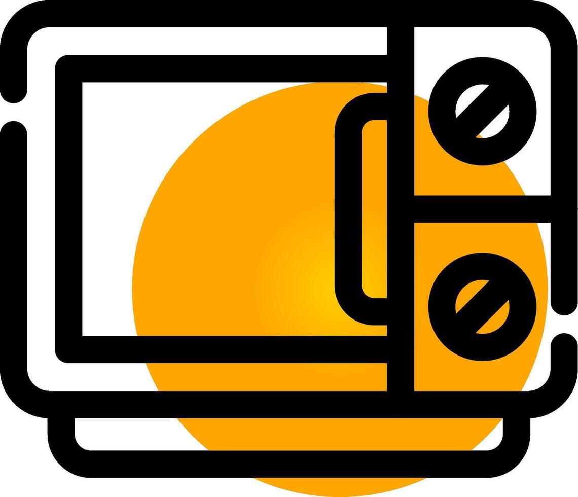 Microwave Creative Icon Design vector