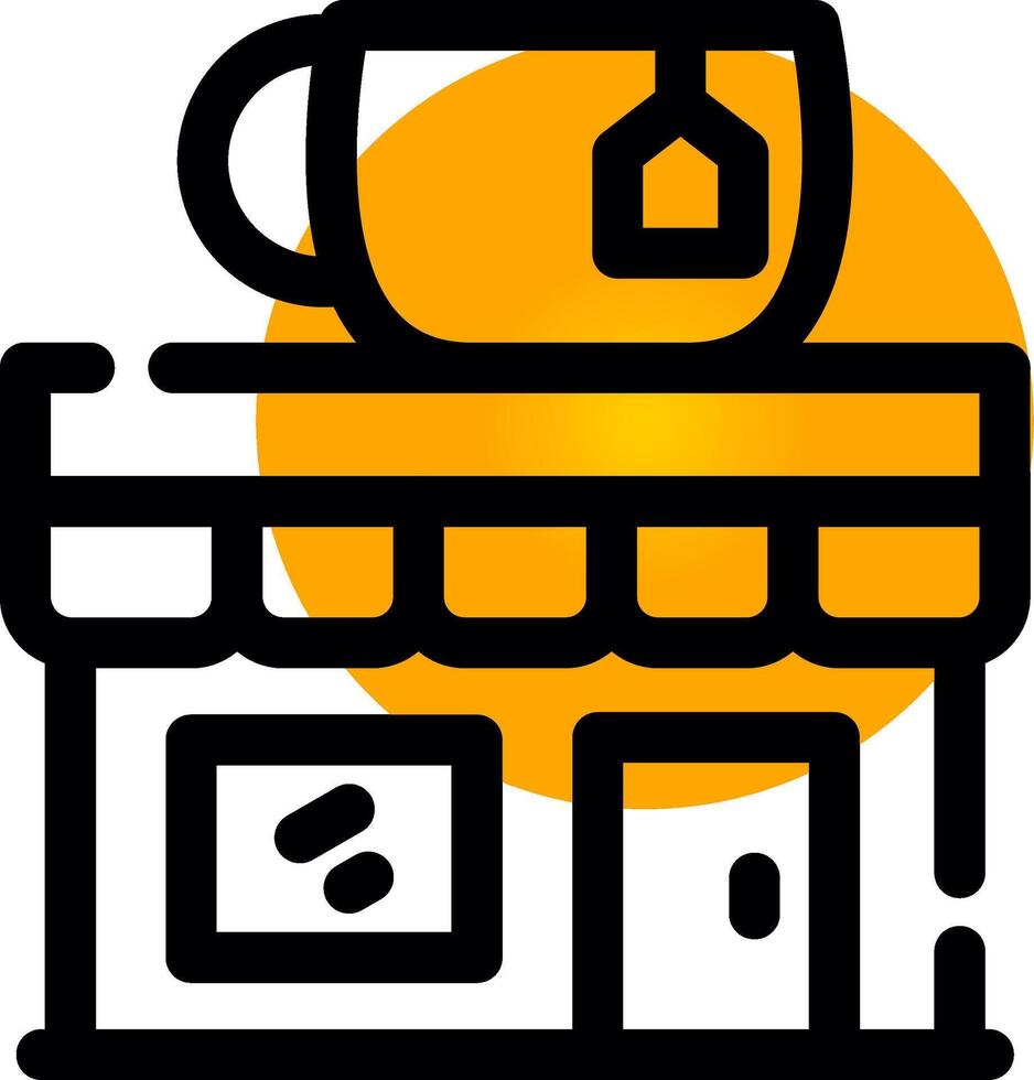 Cafe Creative Icon Design vector