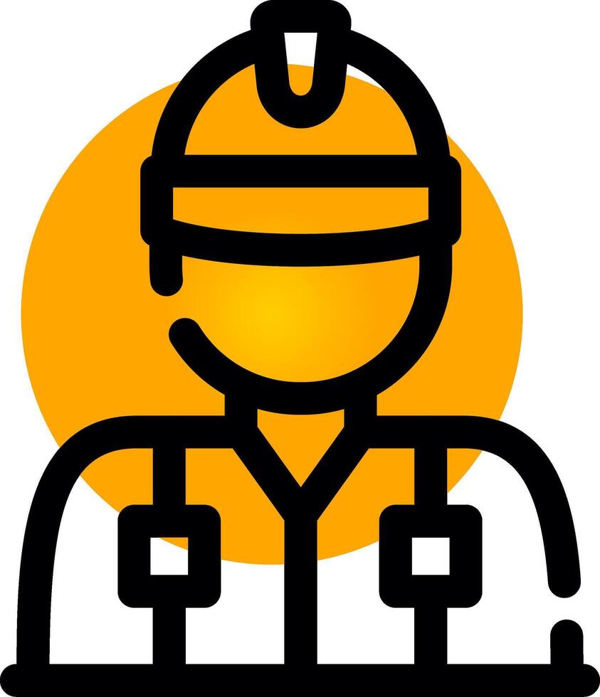 Worker Creative Icon Design vector