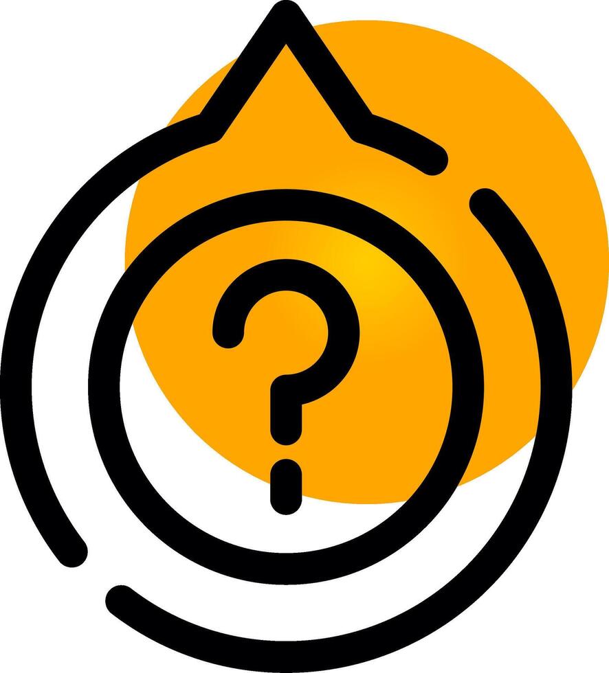 Question Creative Icon Design vector