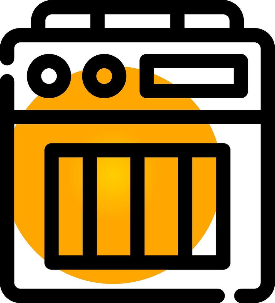 Amplifier Box Creative Icon Design vector