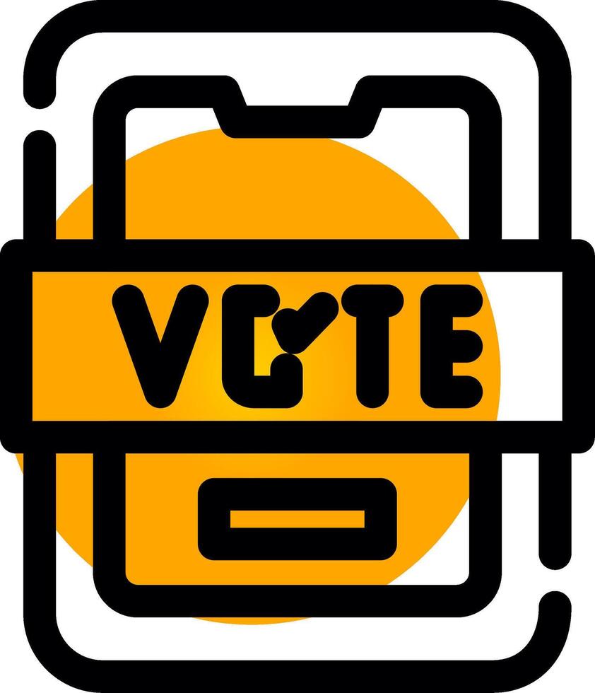 Vote Creative Icon Design vector