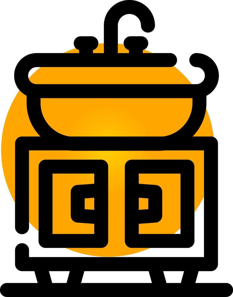 Washbasin Creative Icon Design vector