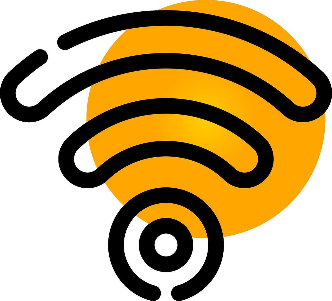 Wifi Creative Icon Design vector