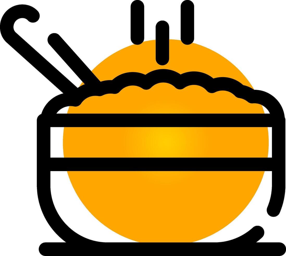 Porridge Creative Icon Design vector
