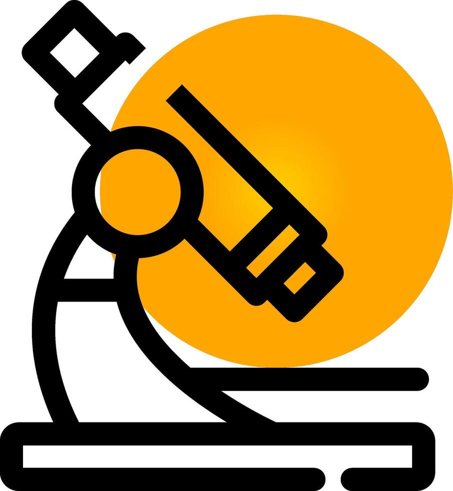 Microscope Creative Icon Design vector