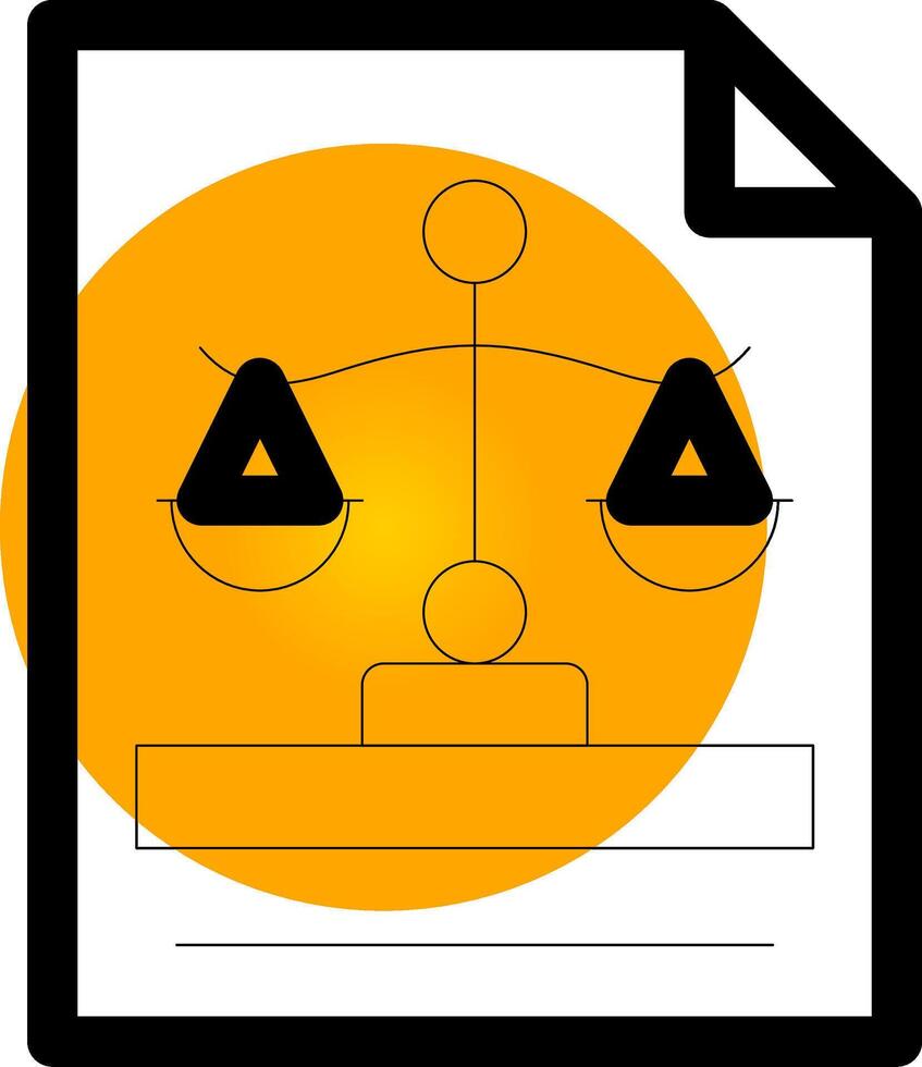 Justice Creative Icon Design vector