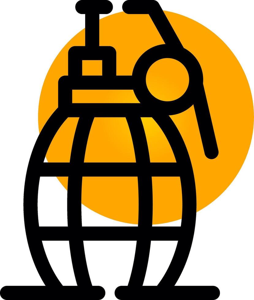 Grenade Creative Icon Design vector