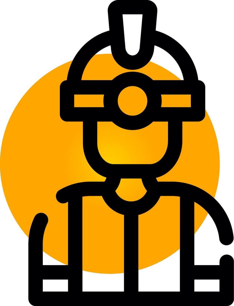 Worker Creative Icon Design vector